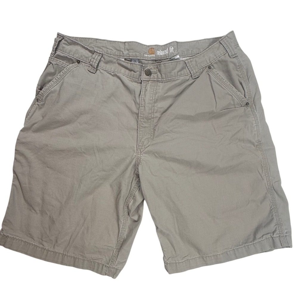 Carhartt Mens Relaxed Fit Ripstop Cargo Shorts Tan Khaki Size 40 100240 232